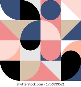 Geometric minimalistic pattern with a simple shape and figure. Abstract vector design for advertising branding, web banner, business and wallpaper.