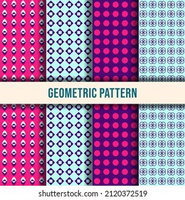 Geometric minimalistic pattern with simple shape and figure. Perfect for digital or print background, web banner, business presentation, branding package, fabric print, wallpaper