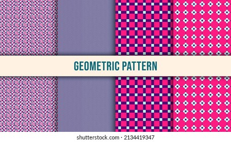 Geometric minimalistic pattern with simple shape and figure. Perfect for digital or print background, web banner, business presentation, branding package, fabric print, wallpaper
