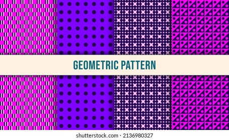 Geometric minimalistic pattern with simple shape and figure. Perfect for digital or print background, web banner, business presentation, branding package, fabric print, wallpaper.
