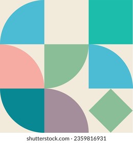 Geometric minimalistic pattern with a simple shape and figure. Abstract vector design for advertising branding, web banner, business and wallpaper.