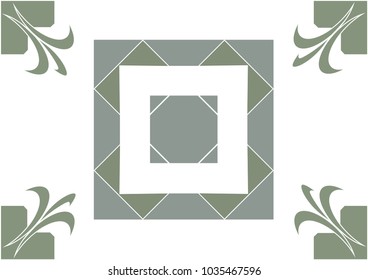 Geometric minimalistic patterns.