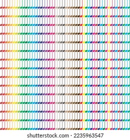Geometric Minimalistic Seamless Colorful Patterns Vector Art Design
