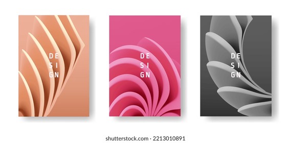Energía de afiches de abstracción 3d geométrica moderna. Diseño de afiches de pancartas de volante.