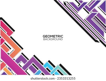 geometric modern abstract background design 