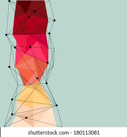 geometric modern abstract background illustration vector format 