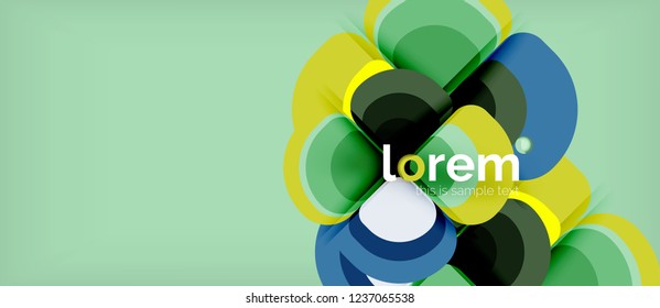 Geometric modern abstract background, vector illustration