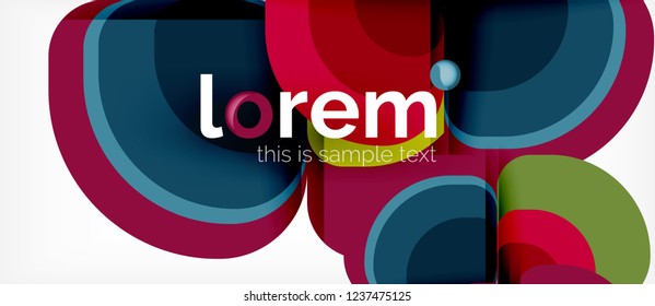 Geometrischer, moderner abstrakter Hintergrund, Vektorgrafik