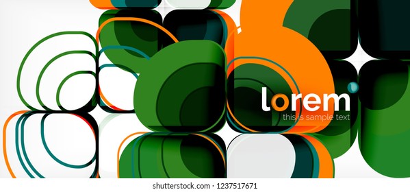 Geometric modern abstract background, vector illustration