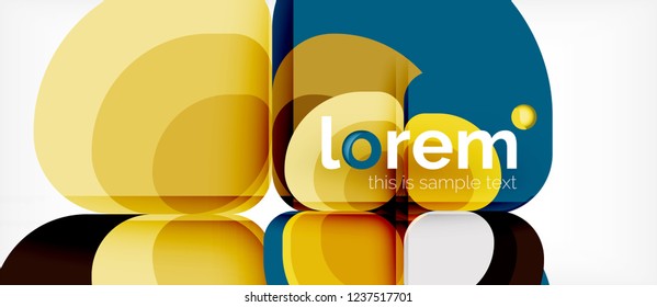 Geometric modern abstract background, vector illustration