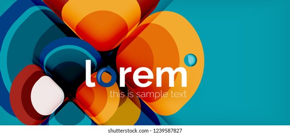 Geometric modern abstract background, vector illustration