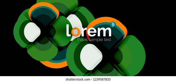 Fondo abstracto geométrico moderno, ilustración vectorial