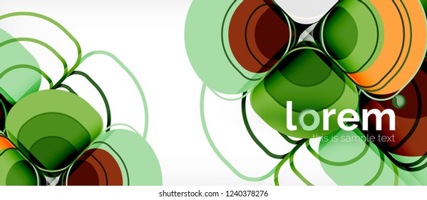 Geometric modern abstract background, vector illustration