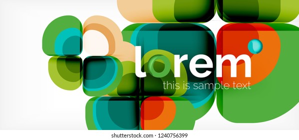 Geometric modern abstract background, vector illustration