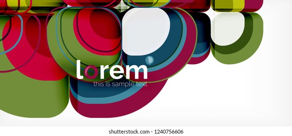 Fundo abstrato moderno geométrico, ilustração vetorial