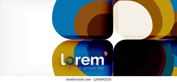 Geometric modern abstract background, vector illustration