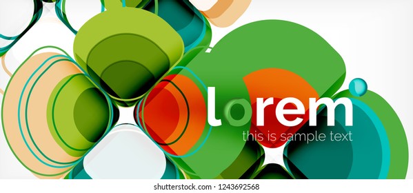 Geometric modern abstract background, vector illustration