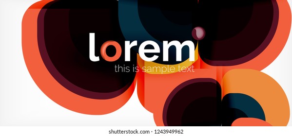 Geometric modern abstract background, vector illustration