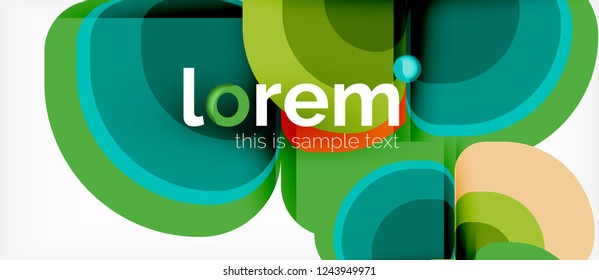 Geometric modern abstract background, vector illustration
