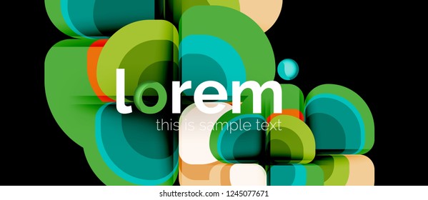 Geometric modern abstract background, vector illustration