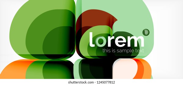 Geometric modern abstract background, vector illustration