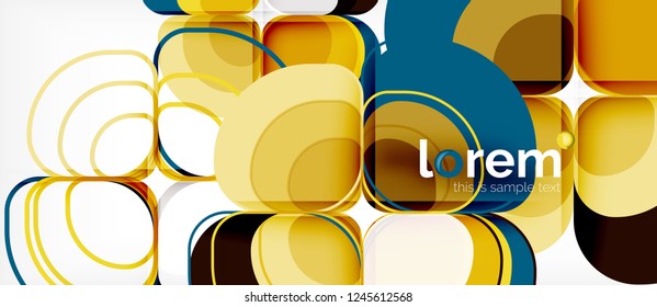 Geometric modern abstract background, vector illustration