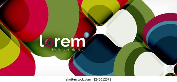 Geometric modern abstract background, vector illustration