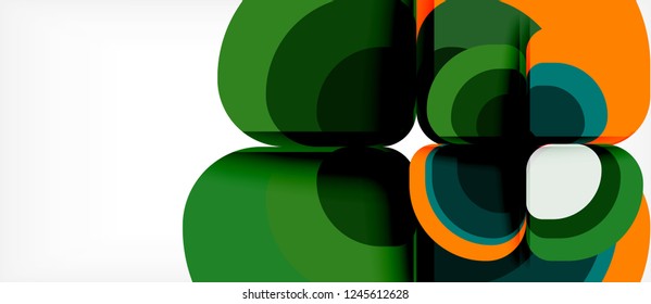 Geometric modern abstract background, vector illustration
