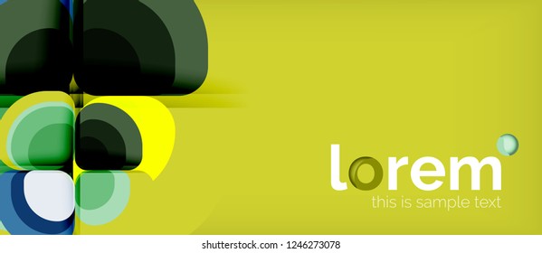 Geometric modern abstract background, vector illustration