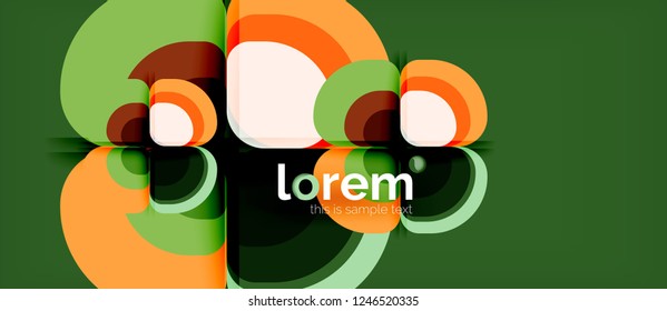 Geometric modern abstract background, vector illustration