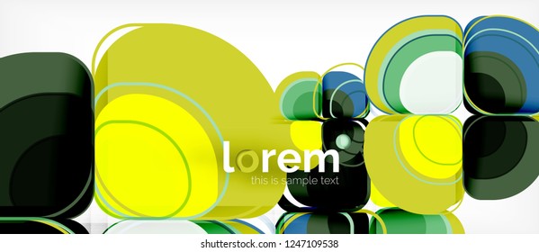 Geometric modern abstract background, vector illustration
