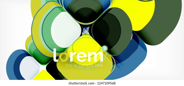 Geometric modern abstract background, vector illustration