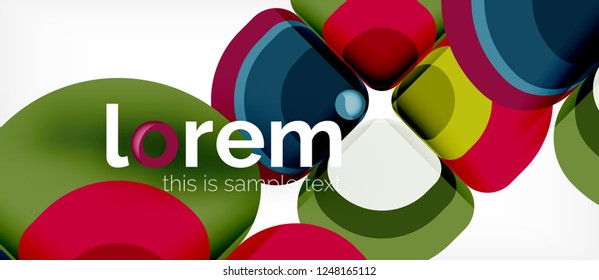 Geometric modern abstract background, vector illustration