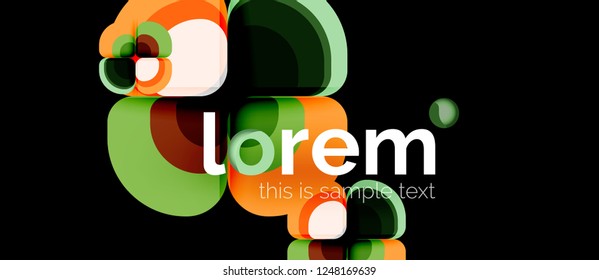 Geometric modern abstract background, vector illustration