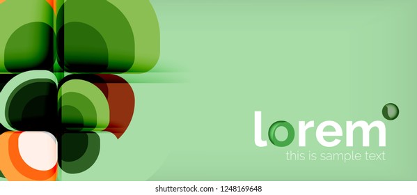 Geometric modern abstract background, vector illustration