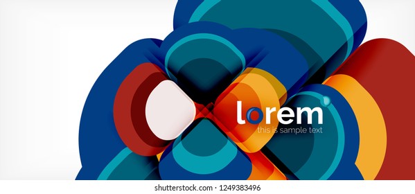 Geometric modern abstract background, vector illustration