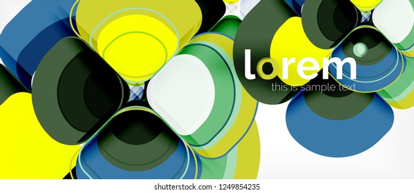 Fundo abstrato moderno geométrico, ilustração vetorial