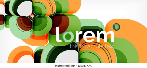 Geometric modern abstract background, vector illustration