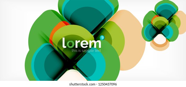 Geometric modern abstract background, vector illustration