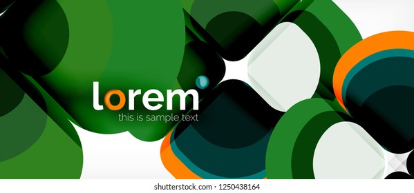 Geometric modern abstract background, vector illustration