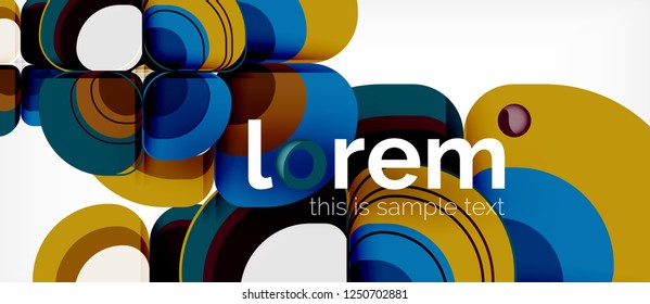 Geometric modern abstract background, vector illustration