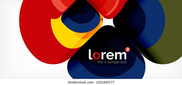 Geometric modern abstract background, vector illustration