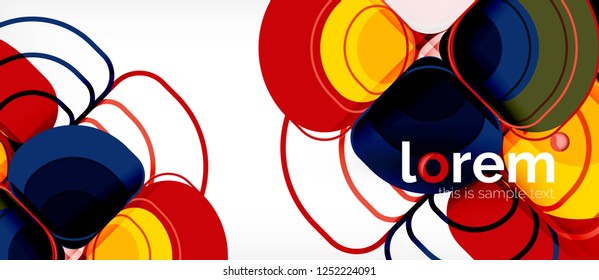 Geometric modern abstract background, vector illustration