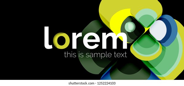 Geometric modern abstract background, vector illustration
