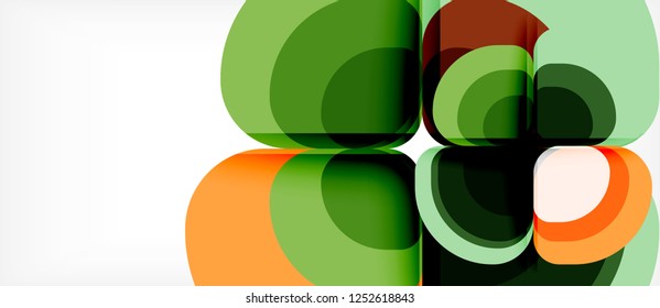 Fondo abstracto geométrico moderno, ilustración vectorial