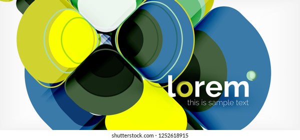 Geometric modern abstract background, vector illustration