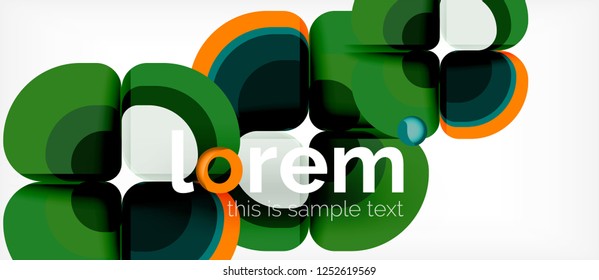 Geometric modern abstract background, vector illustration