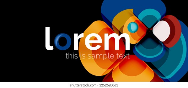 Geometric modern abstract background, vector illustration