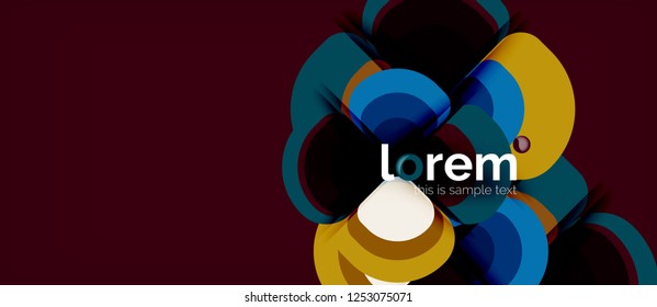 Fondo abstracto geométrico moderno, ilustración vectorial