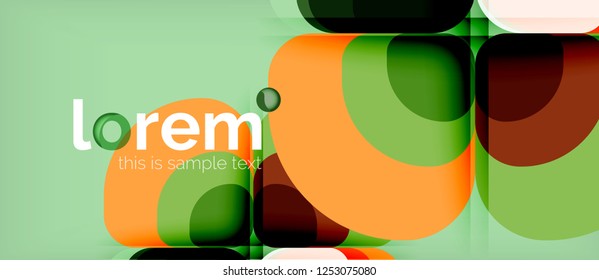 Geometric modern abstract background, vector illustration